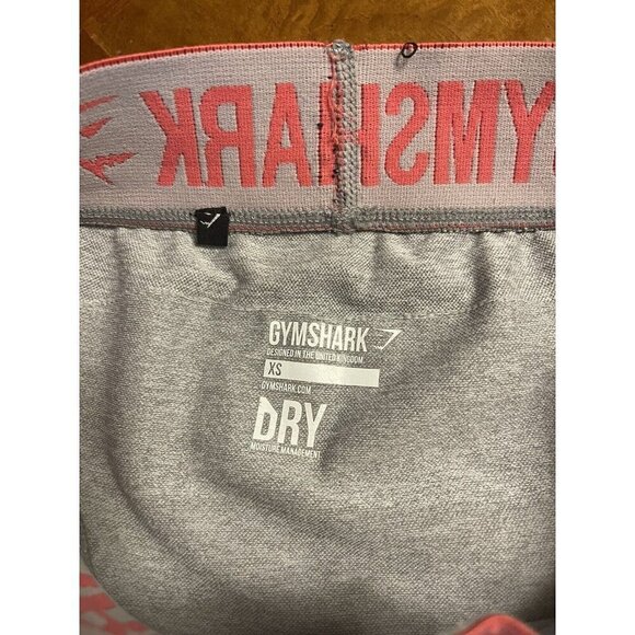 Gymshark Flex Dry Moisture Management Leggings Yoga Gray Pink Women's Size XS - Picture 3 of 8
